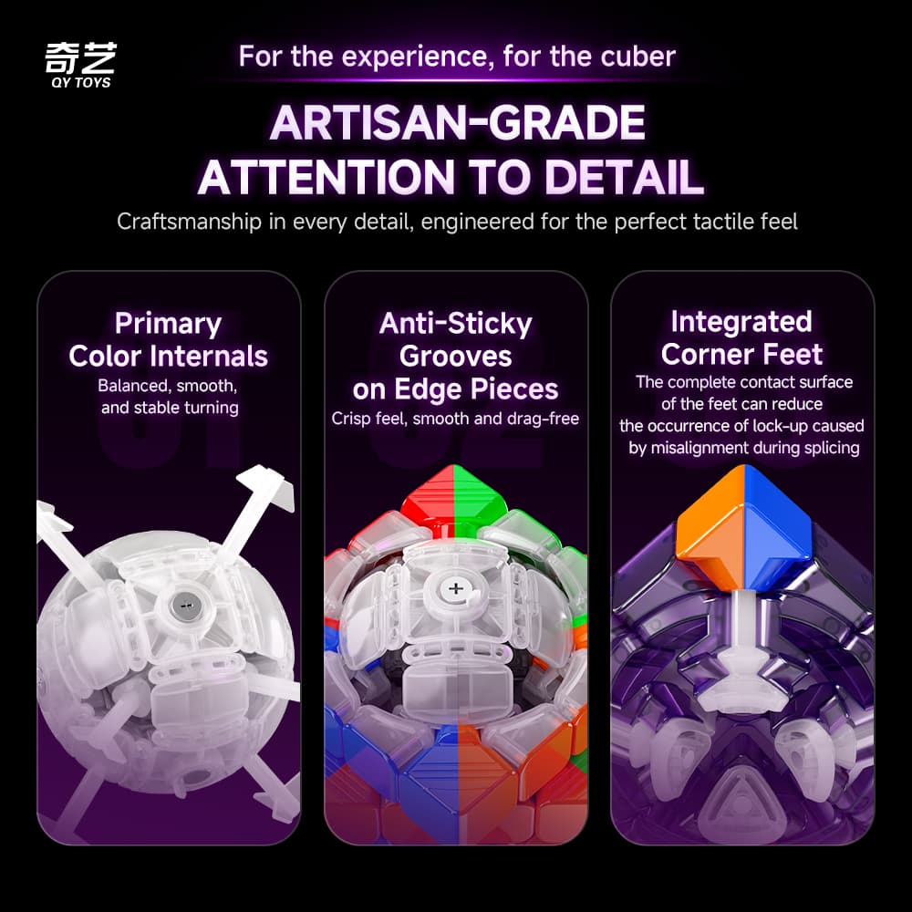 QiYi M Pro 4x4 V2 Ball Core UV - Stickerless image 11