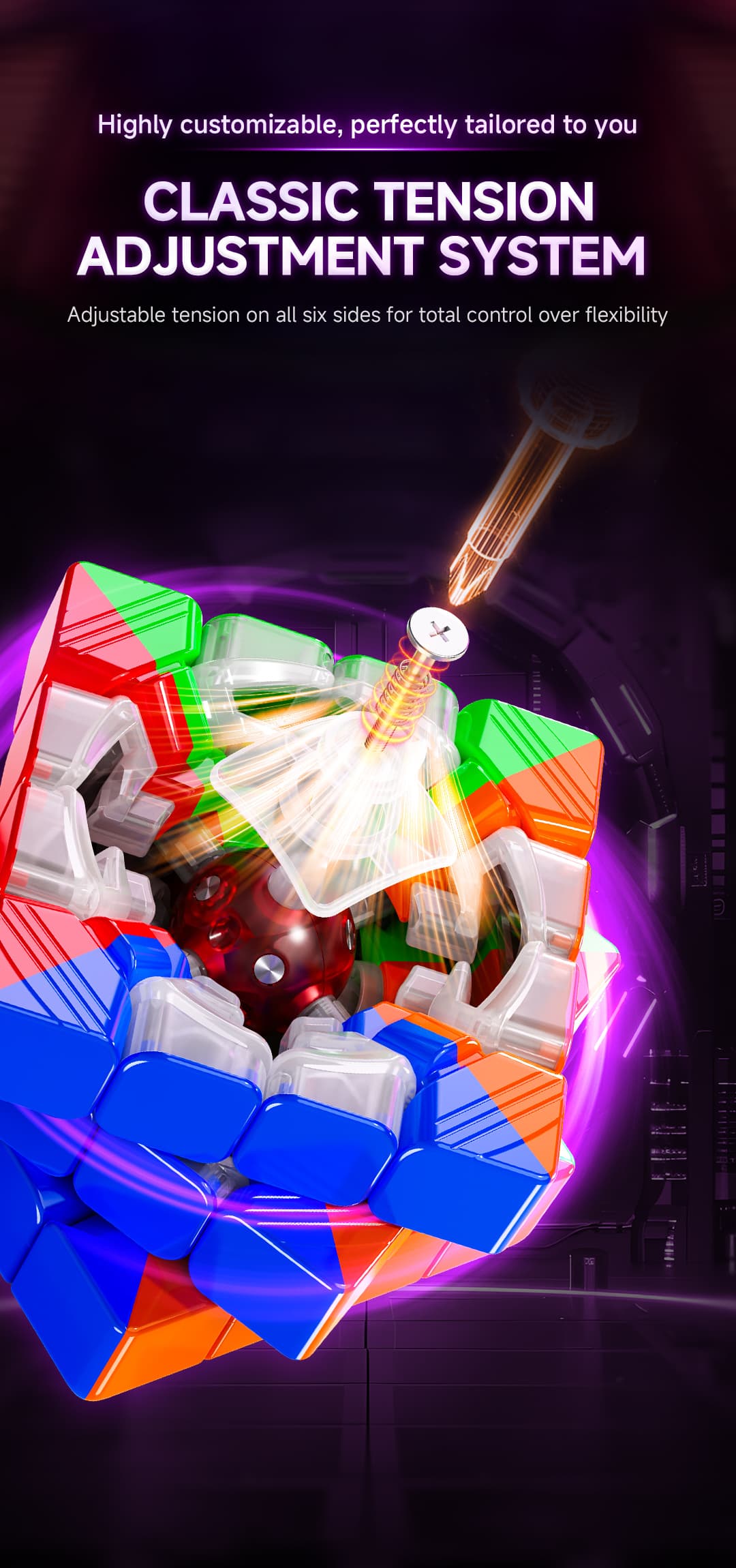 QiYi M Pro 4x4 V2 Ball Core UV - Stickerless image 18