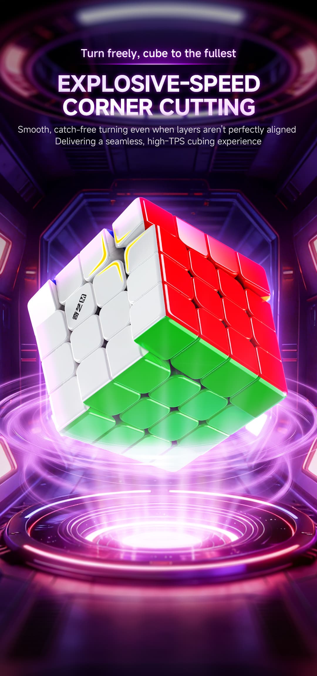 QiYi M Pro 4x4 V2 Ball Core UV - Stickerless image 17