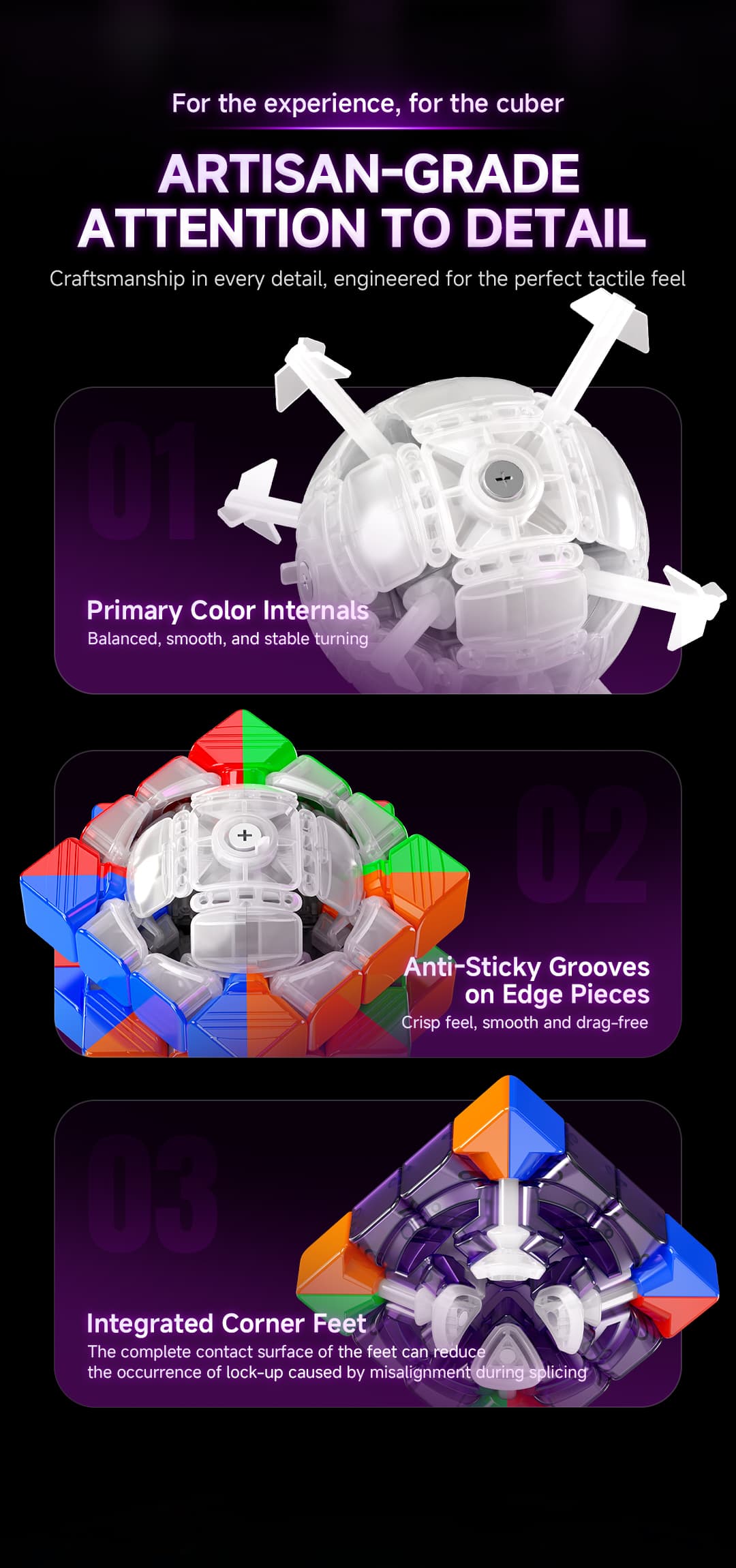 QiYi M Pro 4x4 V2 Ball Core UV - Stickerless image 19