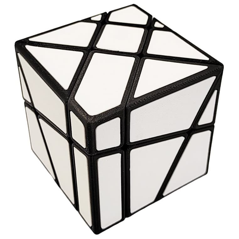 Zee Crazy Fisher 2x3x3 (White-color tiles) - Black image 2
