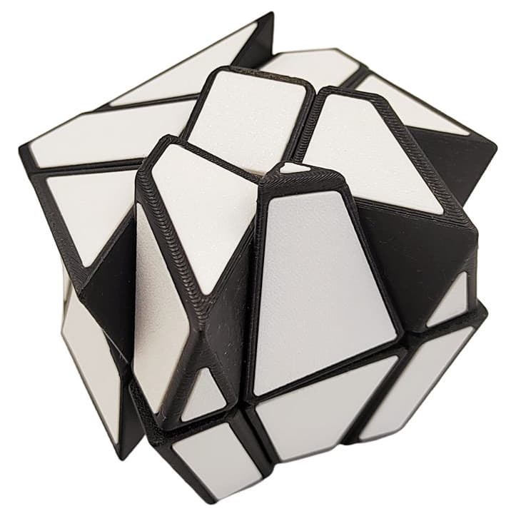 Zee Crazy Fisher 2x3x3 (White-color tiles) - Black image 4