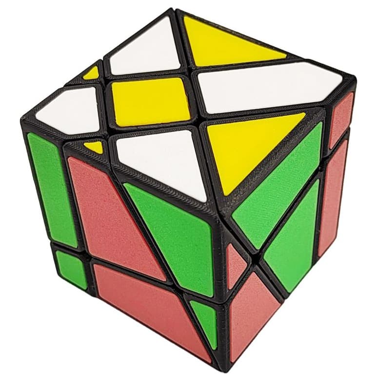 Zee Crazy Fisher 2x3x3 (Six-color tiles) - Black image 3