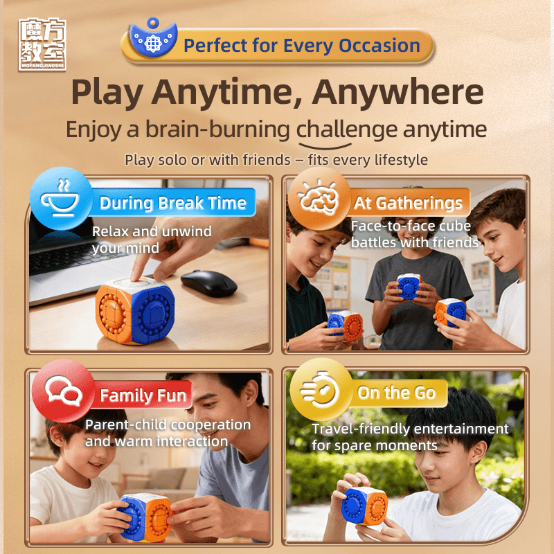 Meilong 3x3 Bead Cube - Stickerless image 11