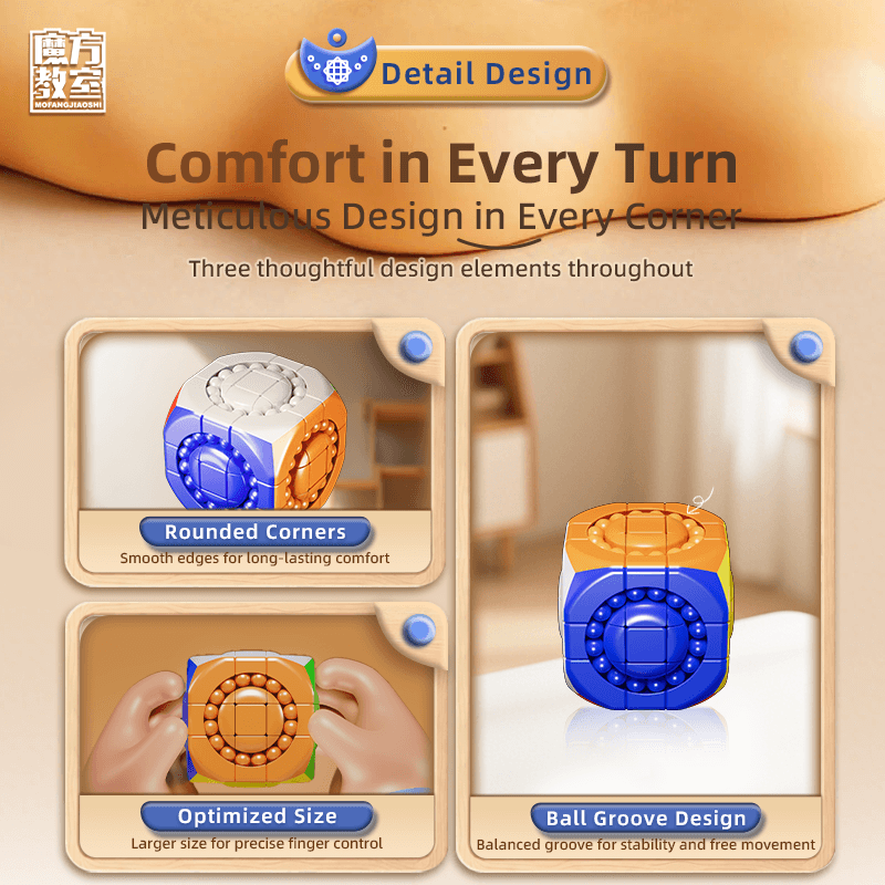 Meilong 3x3 Bead Cube - Stickerless image 13
