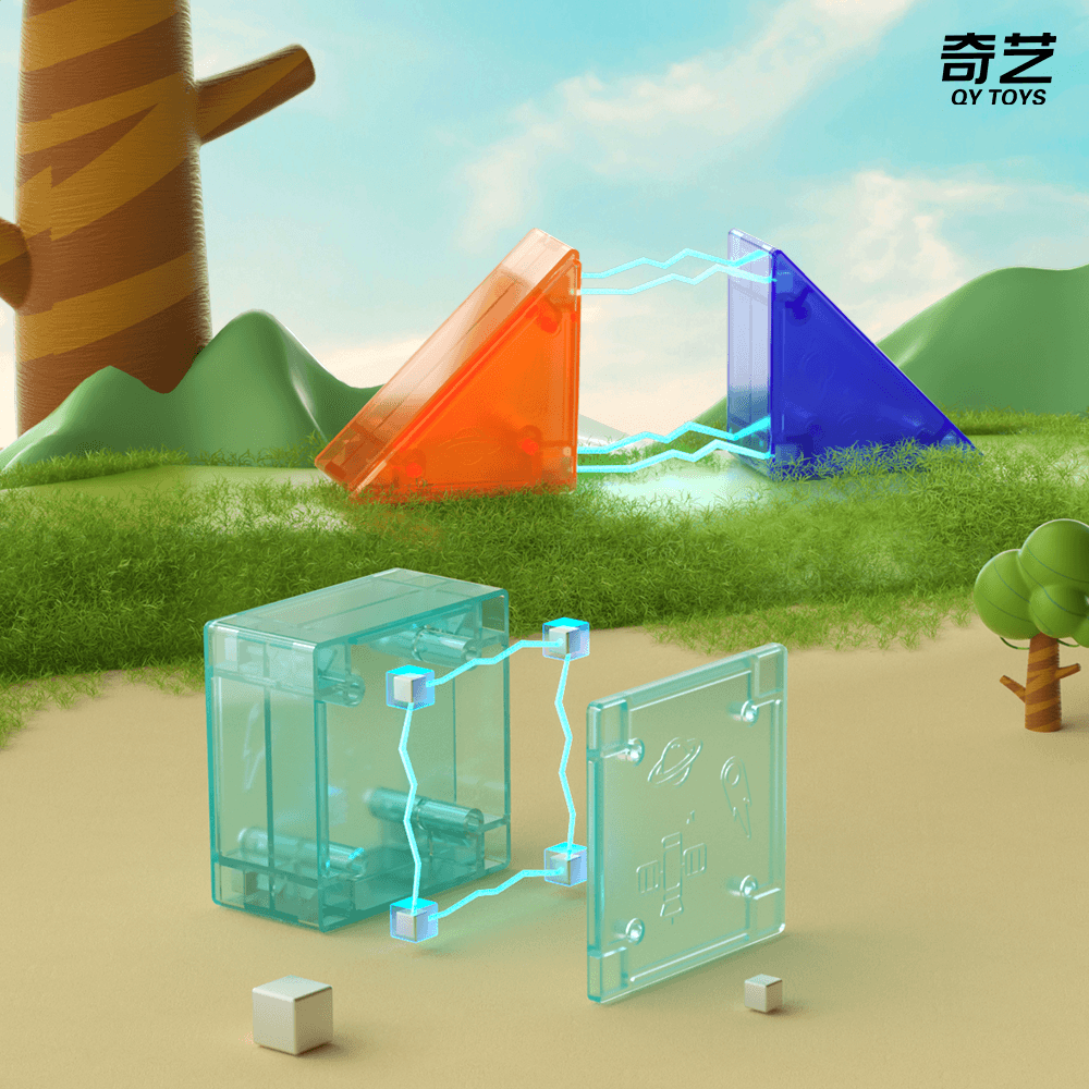 QiYi Magnetic Tangram with book - Transparent image 5