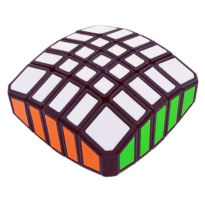 Zee 1x5x5 Floppy Cube - Black image 1