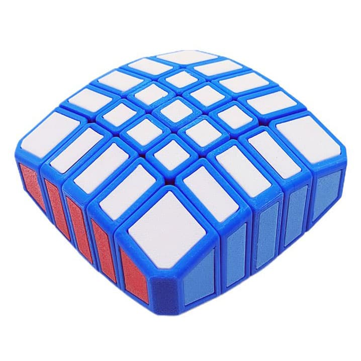 Zee 1x5x5 Floppy Cube - Blue image 1