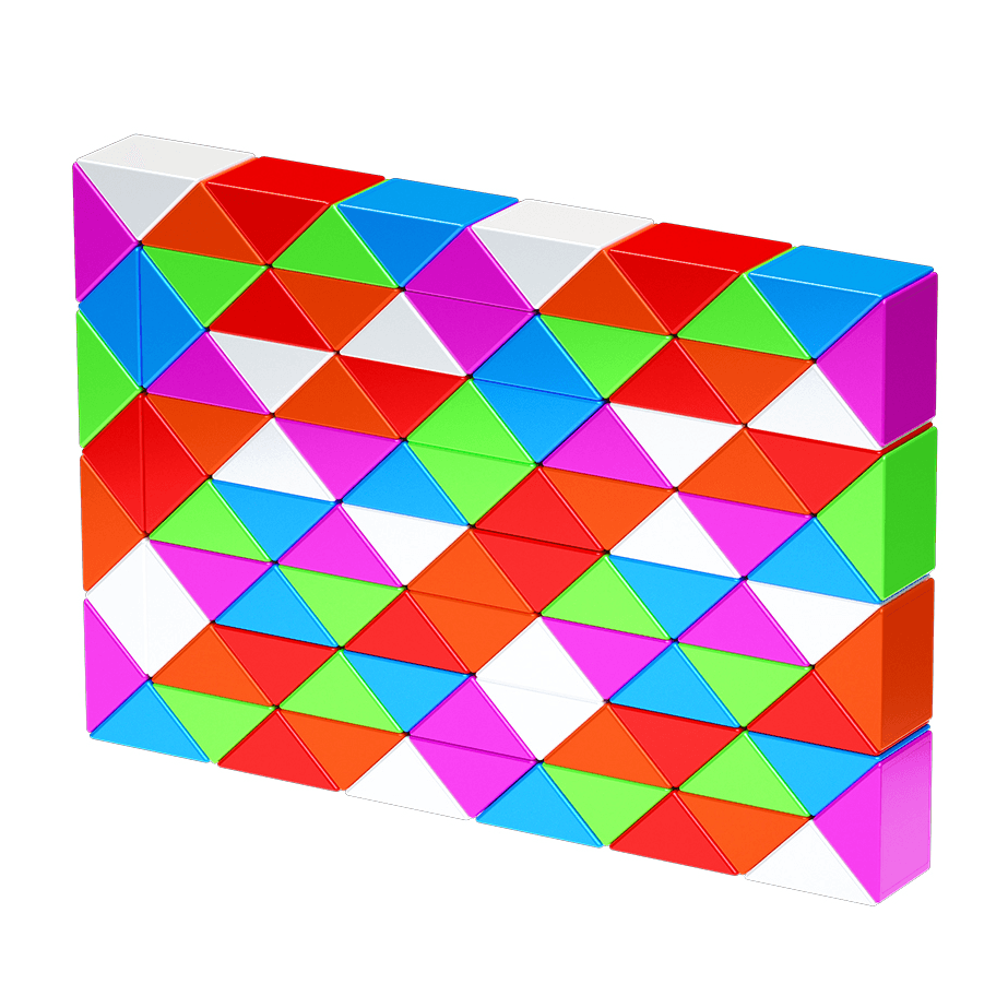 QiYi 96-Block Magic Snake - Rainbow image 1