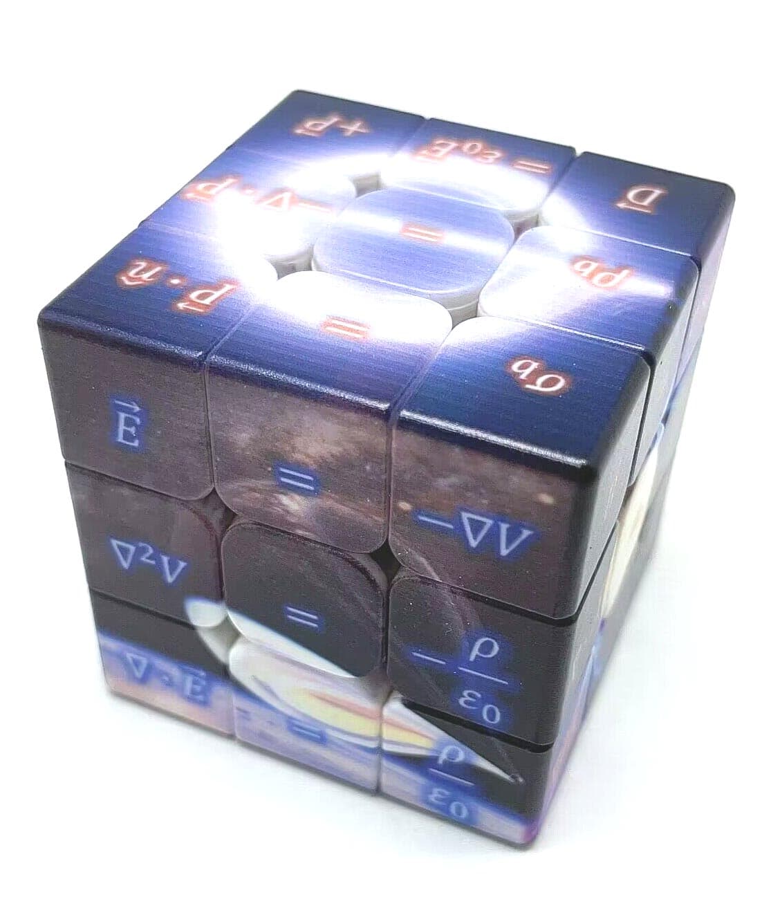3x3 Physics Electromagnetics Cube - UV Printing image 1