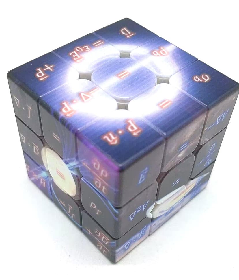 3x3 Physics Electromagnetics Cube - UV Printing image 5