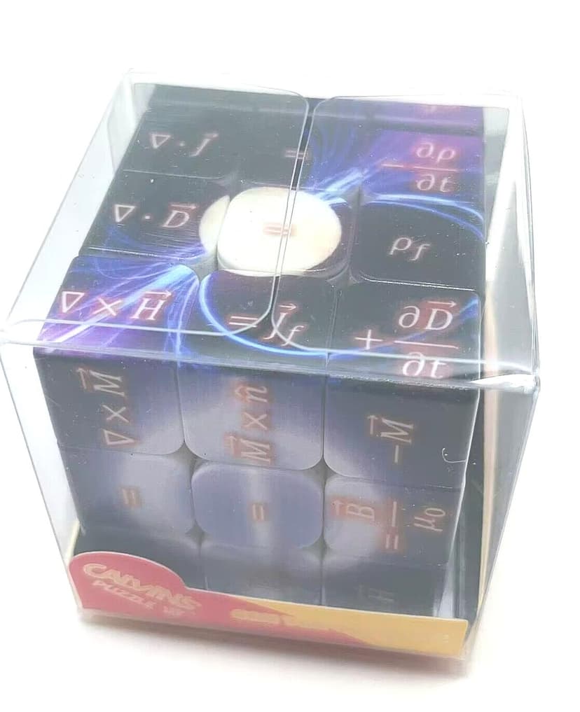 3x3 Physics Electromagnetics Cube - UV Printing image 2