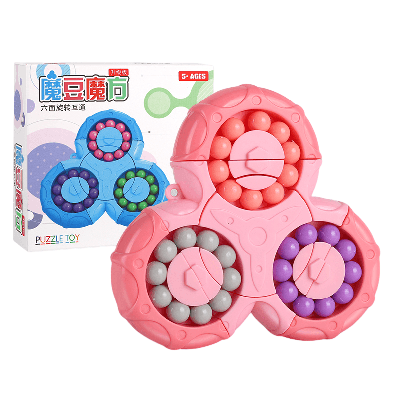 Magic Beans Triangle Spinner - Pink image 1