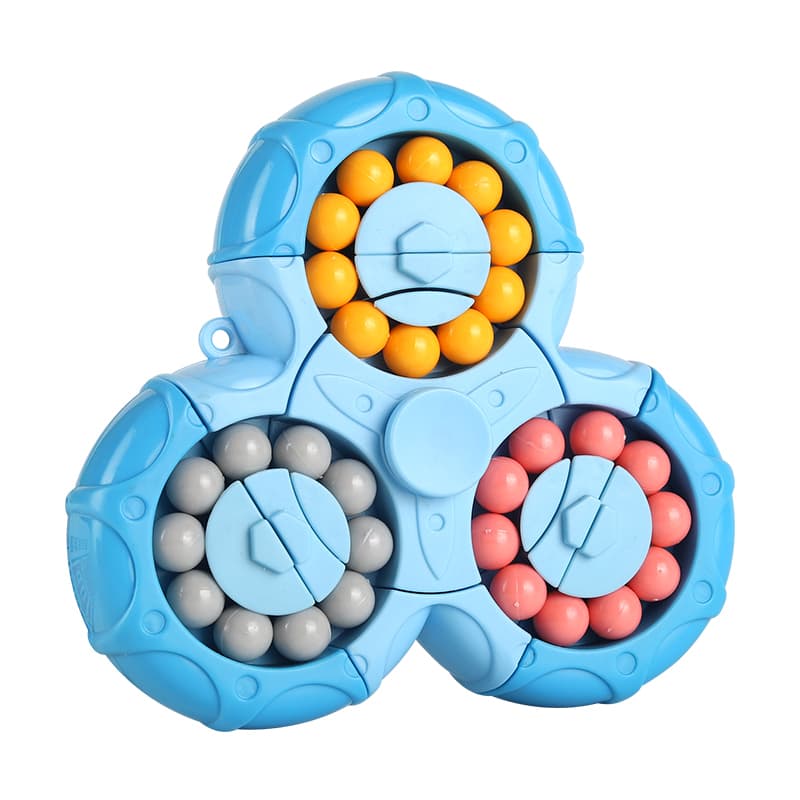 Magic Beans Triangle Spinner - Blue image 1