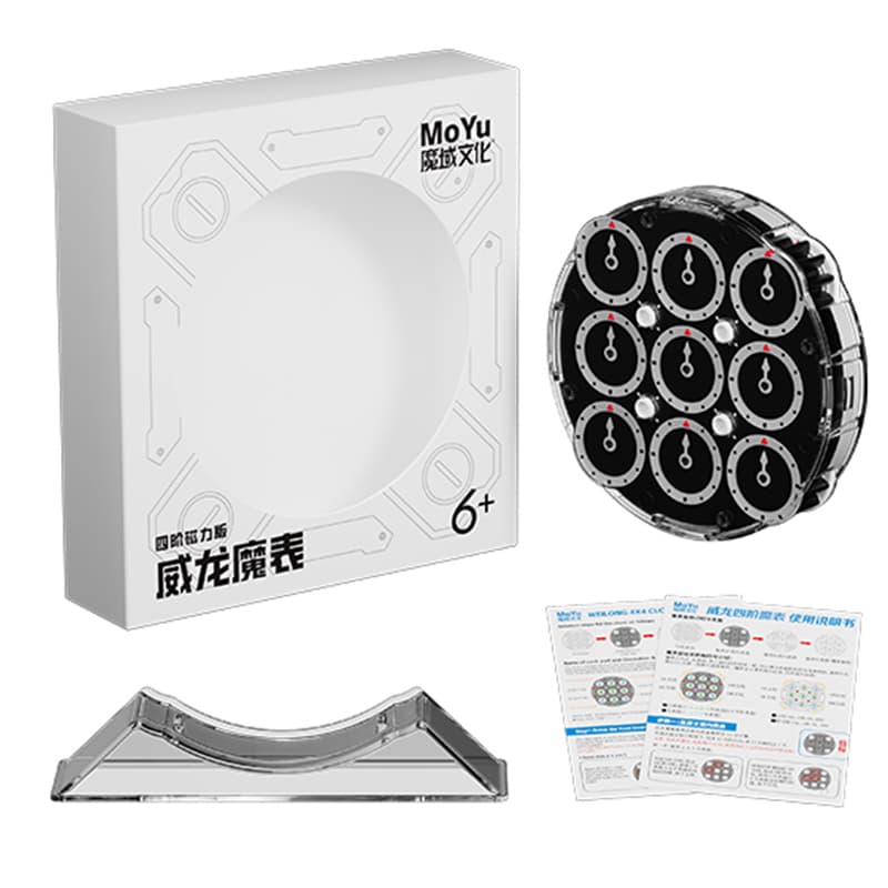 MoYu Weilong Clock 4x4 M - Black image 2