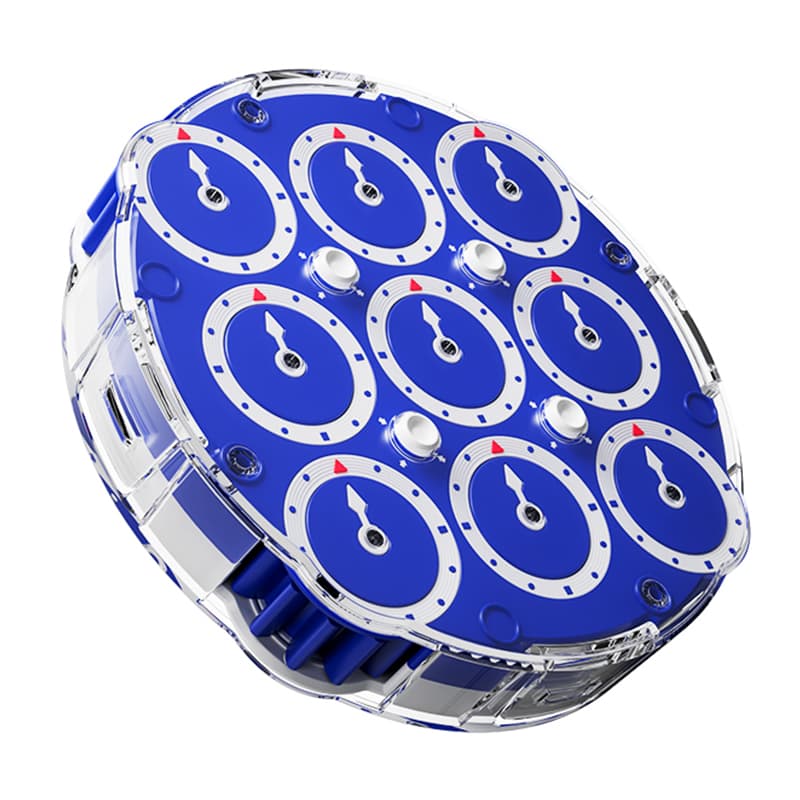MoYu Weilong Clock 4x4 M - Blue image 1