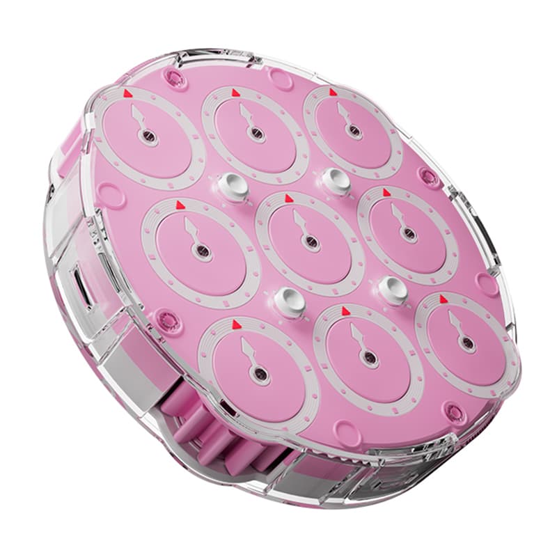 MoYu Weilong Clock 4x4 M - Pink image 1