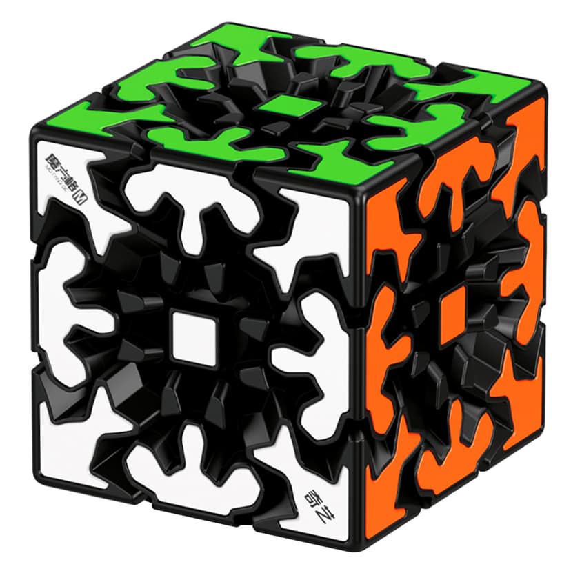 QiYi 3x3 Magnetic Gear V2 - Black image 1