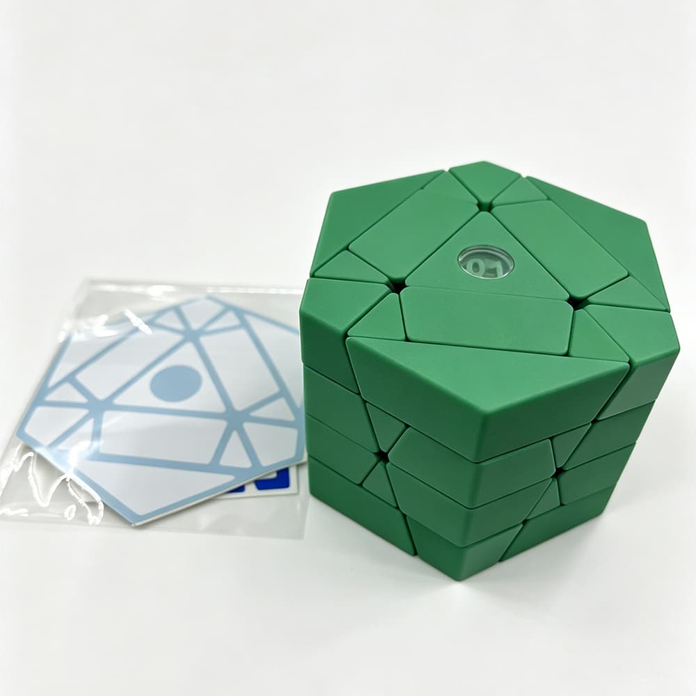 FangShi Mixup Skewb Prism - Green image 2