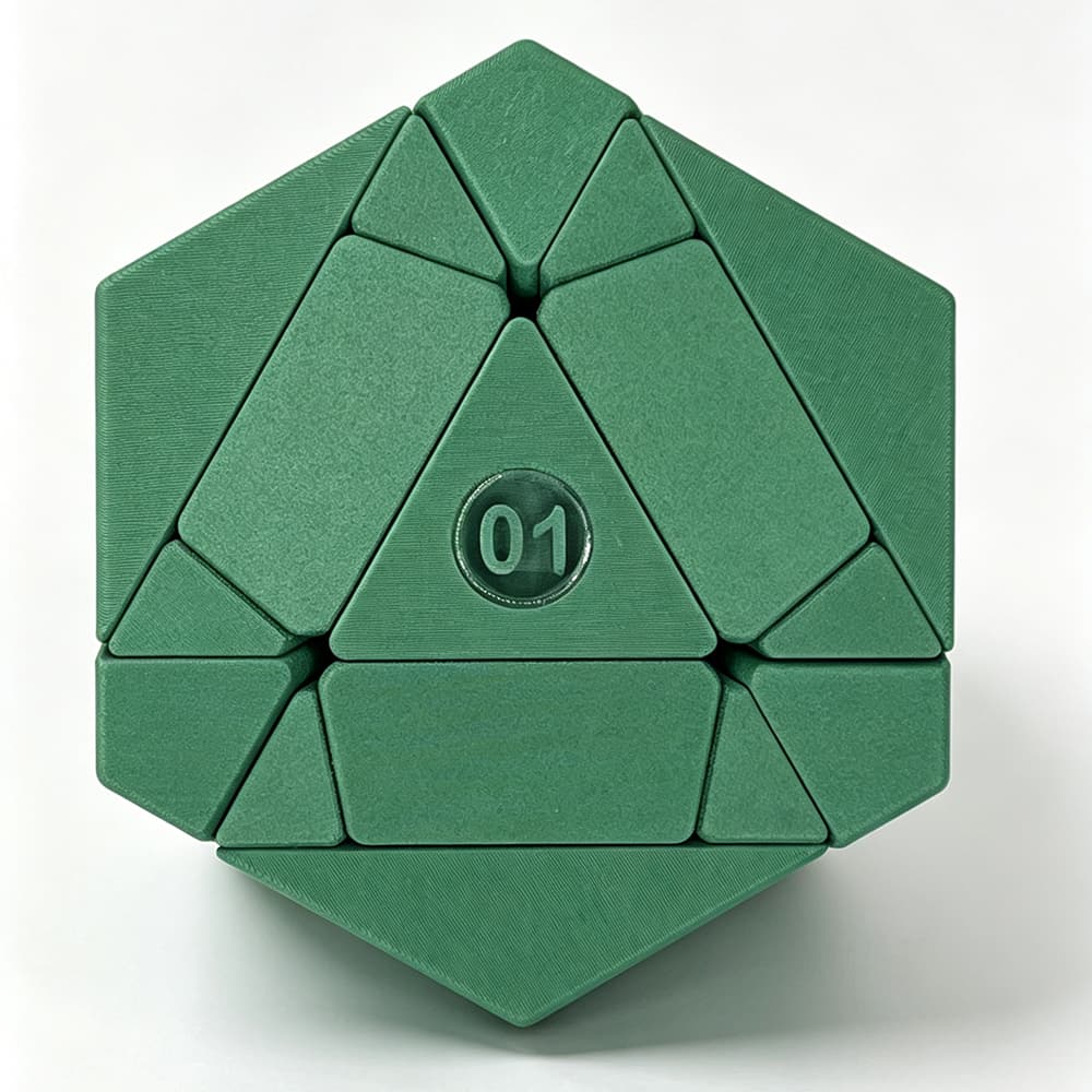 FangShi Mixup Skewb Prism - Green image 6