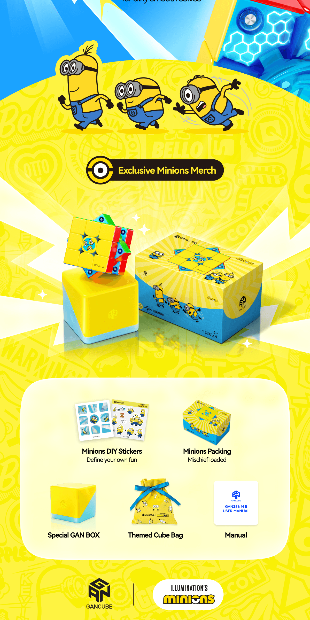 GAN356 ME Minions - Stickerless image 5