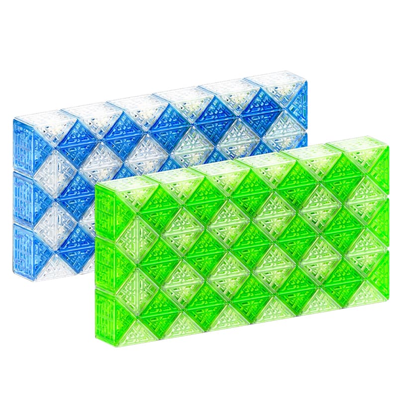 QiYi 72 blocks Hollow Magic Snake - Trans.Green image 1