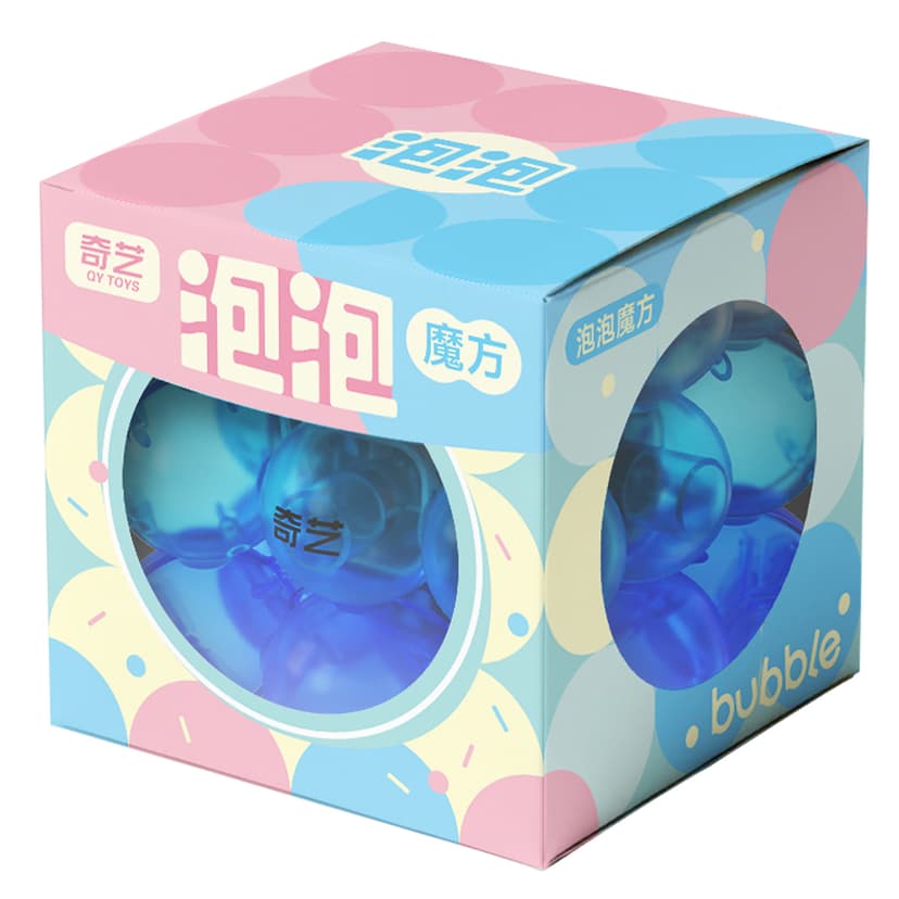 QiYi Bubble 3x3 Transparent - Gradient Blue image 2