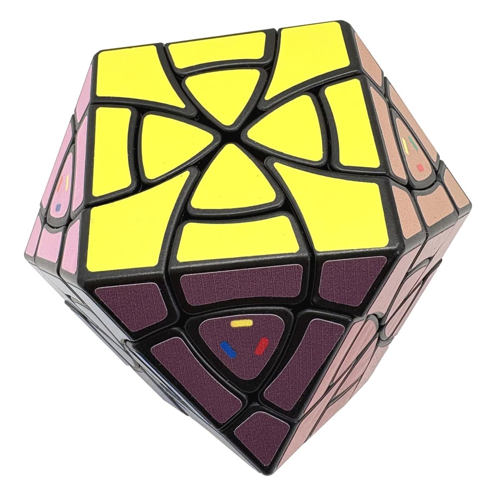 Calvin's Puzzle Manish Cubo-Copter X-Plus with Jumble Stickers - Black image 3