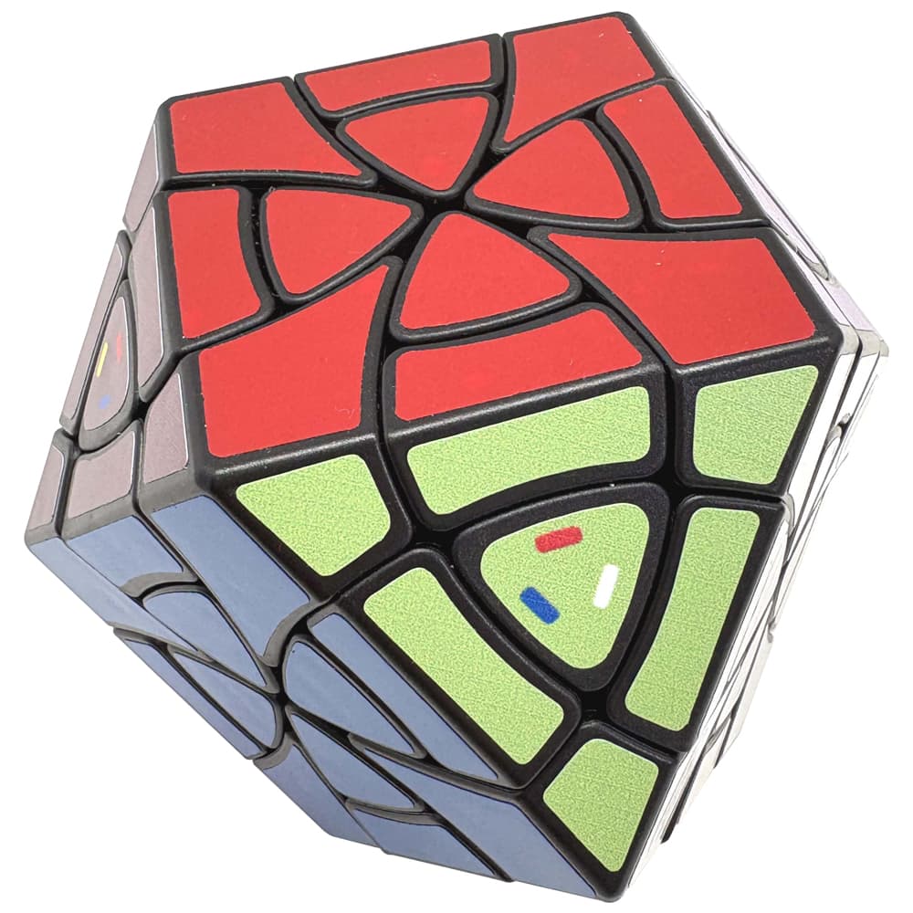 Calvin's Puzzle Manish Cubo-Copter X-Plus with Jumble Stickers - Black image 4