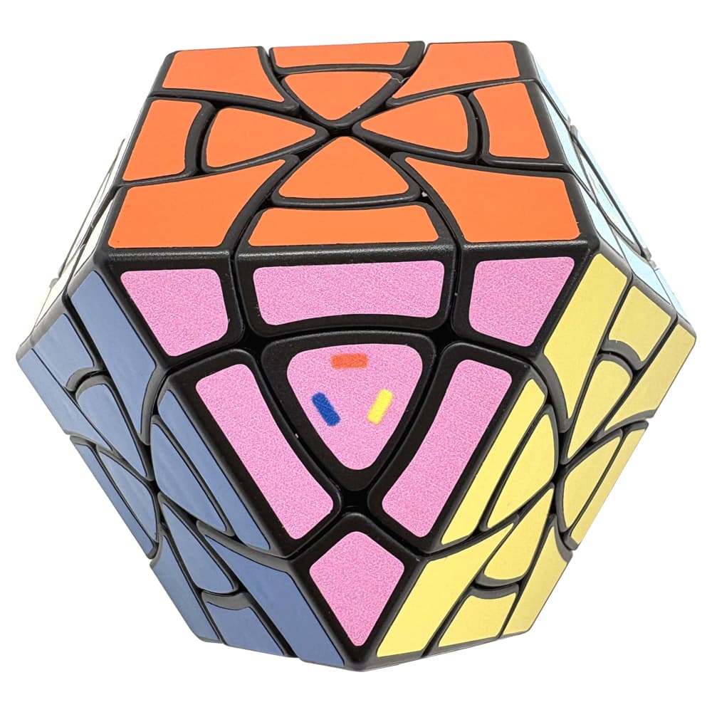 Calvin's Puzzle Manish Cubo-Copter X-Plus with Jumble Stickers - Black image 5