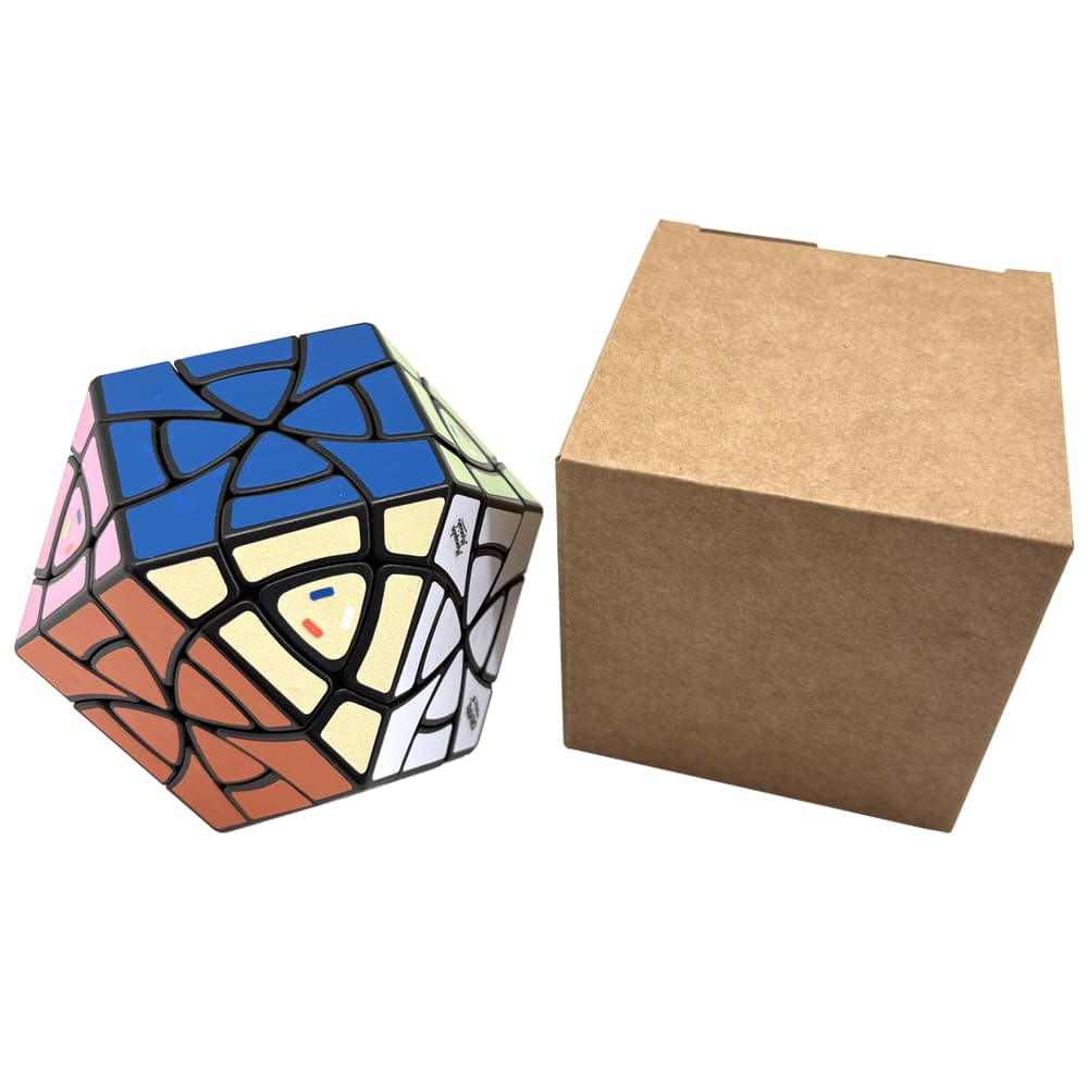 Calvin's Puzzle Manish Cubo-Copter X-Plus with Jumble Stickers - Black image 2