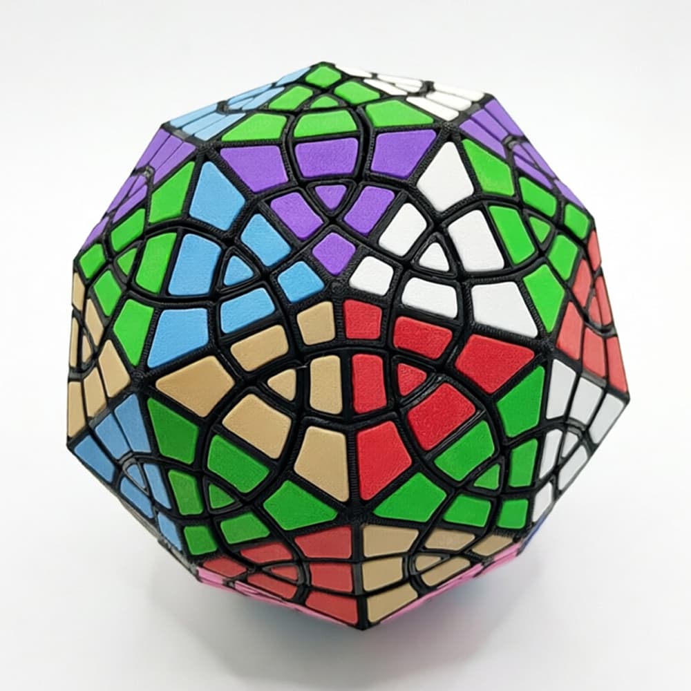 ZEPUZZLES Hexecontaminx - Black image 1