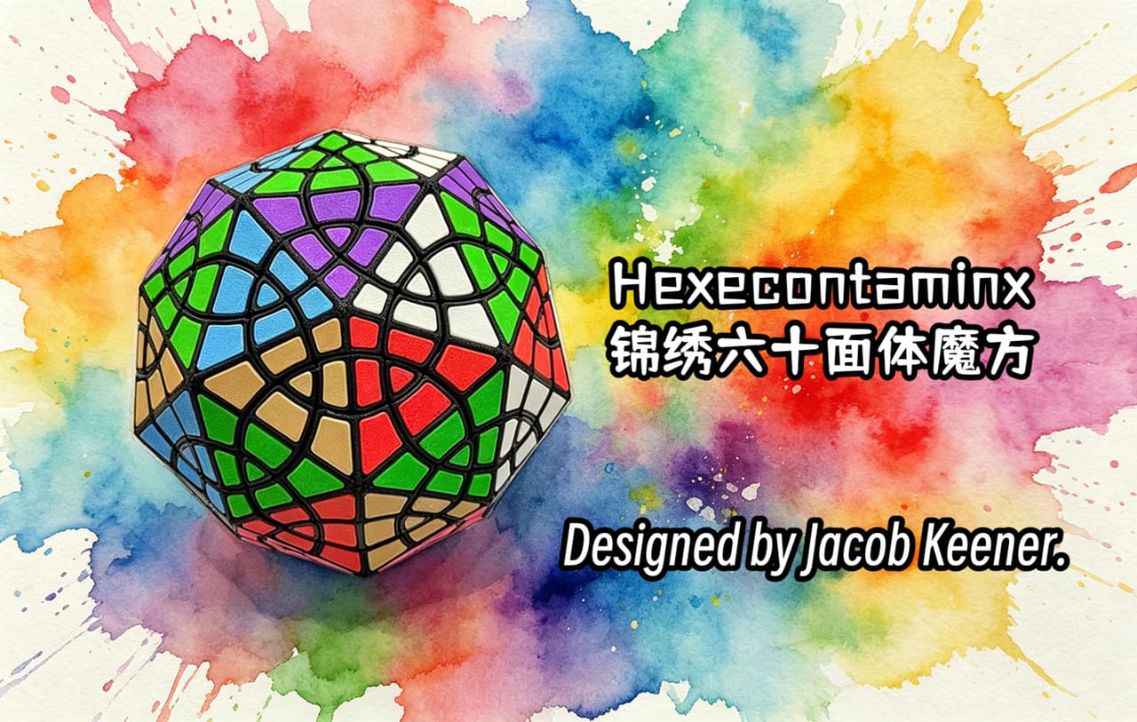 ZEPUZZLES Hexecontaminx - Black image 4