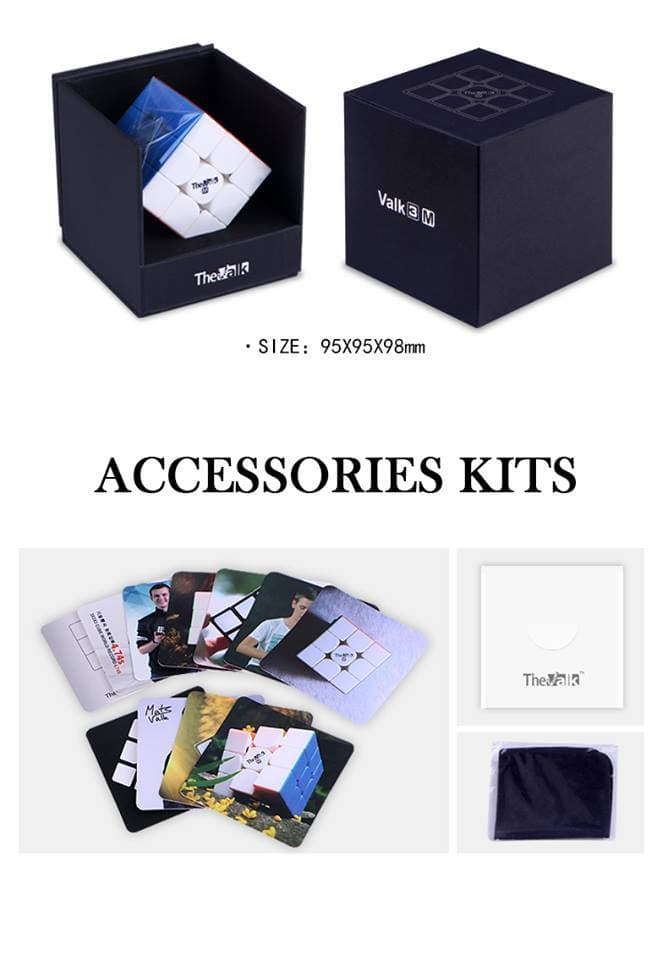 QiYi Valk 3x3 M Cube - Stickerless