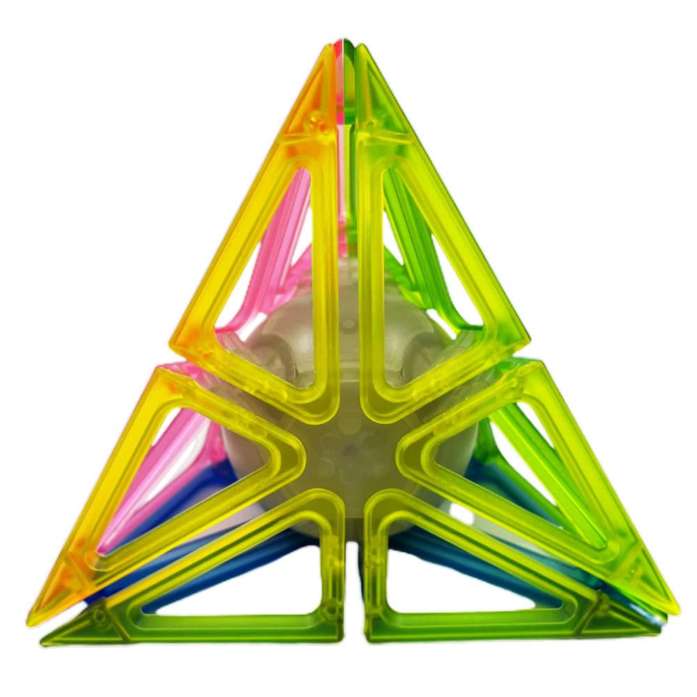 Fangshi 2x2 Frame Pyraminx - Luminous.Green